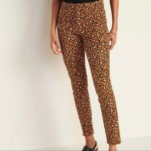 Old Navy Leopard Pixi Ankle Pants